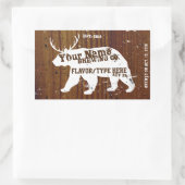 カスタマイズパーソナライズされた可能なHomebrewラベル 長方形シール (バッグ)