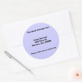 カスタマイズパーソナライズされた本ラベル ラウンドシール (封筒)