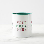 カスタマイズパーソナライズされた3 Photo DIY Coffee Mag マグカップ (中央)