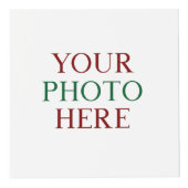 カスタマイズパーソナライズされたDIY写真数々のクリスマス フォトキューブ (正面)