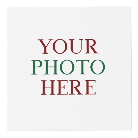 カスタマイズパーソナライズされたDIY写真数々のクリスマス フォトキューブ (正面)