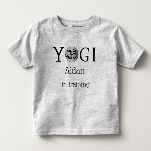カスタマイズパーソナライズされたzen yogi yoga kids Tシャツ (正面)