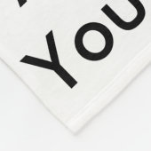 カスタマイズパーソナライズなフリースのベビーブランケット フリースブランケット (角)