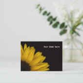 カスタマイズヒマワリの反射の名刺- 名刺 (スタンド正面)