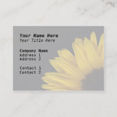 カスタマイズヒマワリの反射の名刺- 名刺 (裏面)