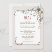 カスタマイズビクトリアン可能なメ結婚ニュー 招待状 (正面)