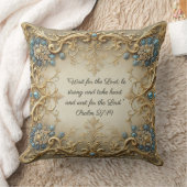 カスタマイズビクトリアン可能な聖句 クッション (ブランケット)