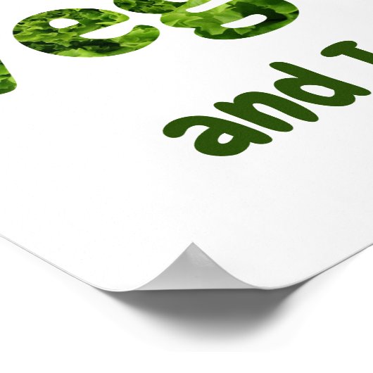 カスタマイズビーガン活動家投票者 ポスター (角)