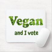 カスタマイズビーガン活動家投票者 マウスパッド (マウス)