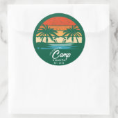 カスタマイズビーチキャンプ ブライズパーティー オーダーメイド ラウンドシール (バッグ)