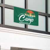 カスタマイズビーチキャンプ ブライズパーティー オーダーメイド 横断幕 (ビルの外側)