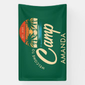 カスタマイズビーチキャンプ ブライズパーティー オーダーメイド 横断幕 (縦)