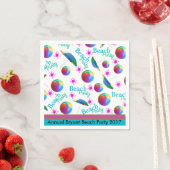 カスタマイズビーチパーティー スタンダードカクテルナプキン (インサイチュ)