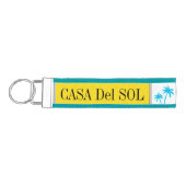 カスタマイズビーチリストキーチェーン リストバンドキーホルダー (鍵左)