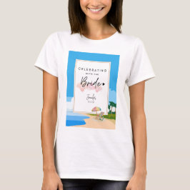 カスタマイズビーチ独身最後の女友達パーティー Tシャツ
