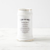 カスタマイズビール祈りの言葉-ステイン- ビールジョッキ (中央)