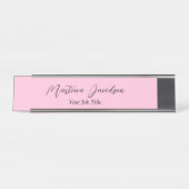 カスタマイズピッユニークク・クリエイティブ デスクネームプレート (正面)