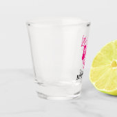 カスタマイズピンクカウガール レッツゴーガールズ ショットグラス (左)