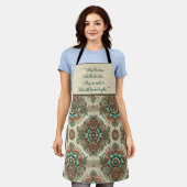 カスタマイズファンシー伝統的可能 エプロン (着用した状態)