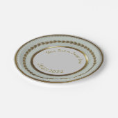 カスタマイズファンシー可能な金ゴールド中国スタイル紙プレート ペーパープレート (アングル)