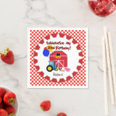 カスタマイズファーム3rd誕生日紙ナプキンス スタンダードカクテルナプキン (インサイチュ)