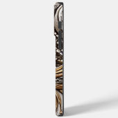 カスタマイズフェイク可能なレザー抽象芸術 Case-Mate iPhoneケース (裏面 / 左)