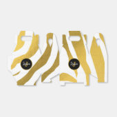 カスタマイズフェイク金ゴールドの印刷ストライプパターン フェイバーボックス (折り畳みなし)