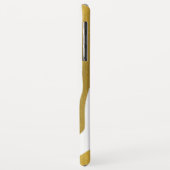 カスタマイズフェイク金ゴールドの印刷ストライプパターン Case-Mate iPhoneケース (裏面/左)