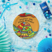 カスタマイズフェスタの誕生日の紙皿 ペーパープレート (パーティー)