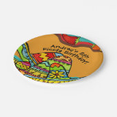 カスタマイズフェスタの誕生日の紙皿 ペーパープレート (アングル)