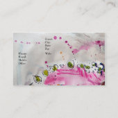 カスタマイズフェミニン可能なプロファイル·カード# 9826Fem Busi 名刺 (裏面)