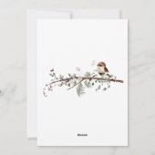 カスタマイズフランスの可能なクリスマスカード シーズンカード (裏面)