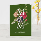 カスタマイズフランスの可能なブルドッグ母の日 カード (黄色い花)