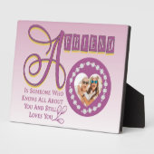 カスタマイズフリ最高のーズシック引用文プラーク フォトプラーク (側面)