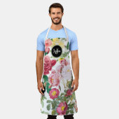 カスタマイズフローラバラヴィンテージ春ガーデン エプロン (着用した状態)