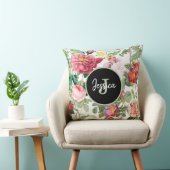 カスタマイズフローラバラヴィンテージ春ガーデン クッション (椅子)