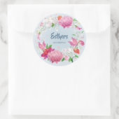 カスタマイズフローラ丸ラベル ラウンドシール (バッグ)