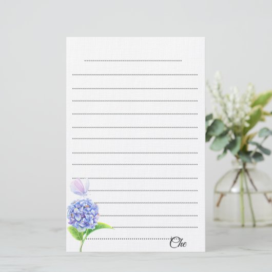 カスタマイズフローラ文房具書のメモ帳 便箋 (スタンド正面)