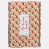 カスタマイズフローラ スローブランケット (正面縦)