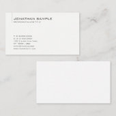 カスタマイズプロフェッショナルテンプレートモダン 名刺 (正面/裏面)