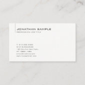 カスタマイズプロフェッショナルテンプレートモダン 名刺 (正面)