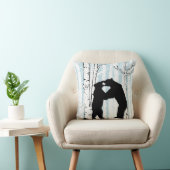 カスタマイズベアーズインラブ樺の木森装飾用クッション クッション (椅子)