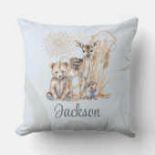 カスタマイズベビー名ボホベアディアー男女兼用 クッション (正面)