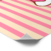 カスタマイズベーカリーサインアートプリント ポスター (角)