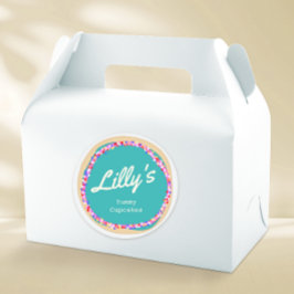 カスタマイズベーカリーパーソナライズされたカップケ ラウンドシール