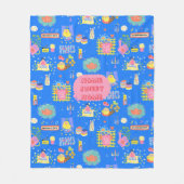 カスタマイズホームスイートホーム フリースブランケット (正面)