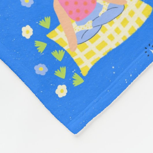 カスタマイズホームスイートホーム フリースブランケット (角)