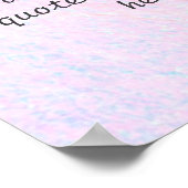 カスタマイズポスター – ピンクヨガ陰陽 ポスター (角)