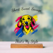 カスタマイズポップ・アートの可能なアートダシュントデザイン アクリルサイン (ニュートラル)