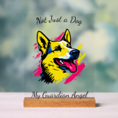 カスタマイズポップ・アートの可能なアートドイツシェパードデザイン アクリルサイン (ニュートラル)